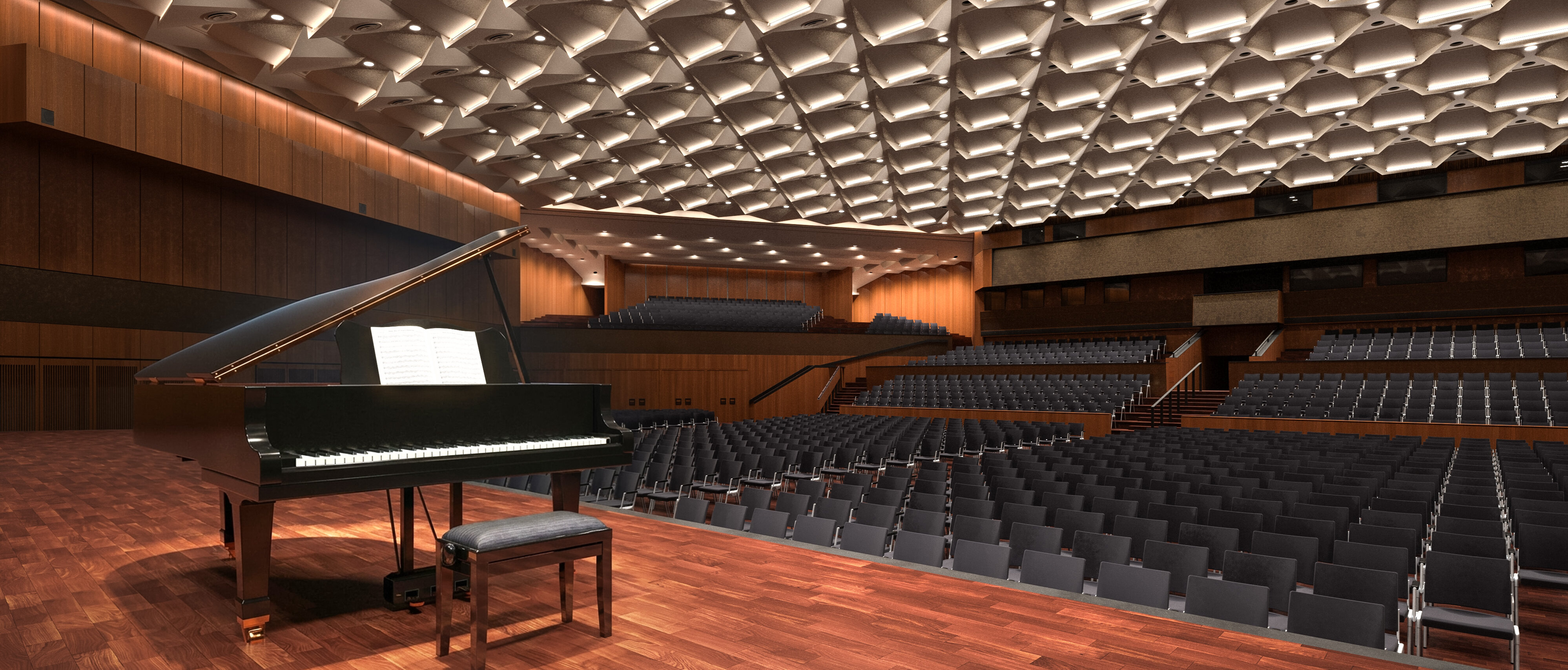 Großer Saal, Ansicht Bühne